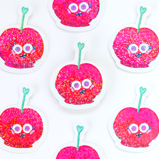 JULIESBUDDIES Autocollant individuel Pomme d'amour