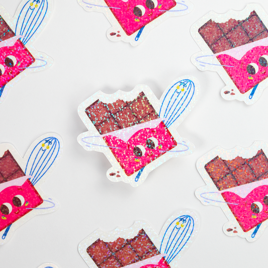 JULIESBUDDIES Autocollant individuel Barre de chocolat