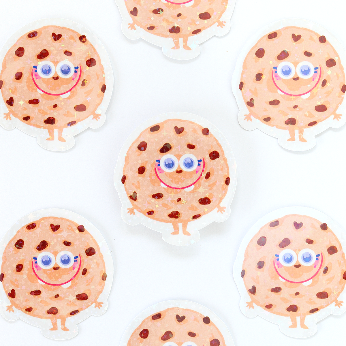 JULIESBUDDIES Autocollant individuel Cookie aux pépites de chocolat