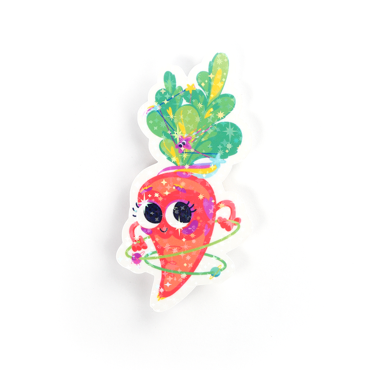 JULIESBUDDIES Cosmic Carrot Individual Sticker