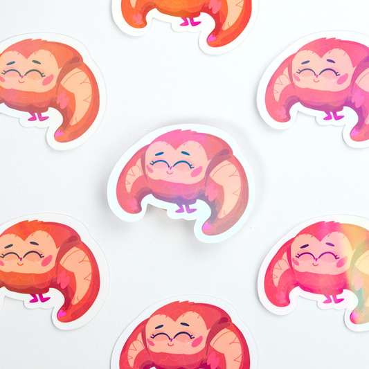 JULIESBUDDIES Croissant Autocollant individuel