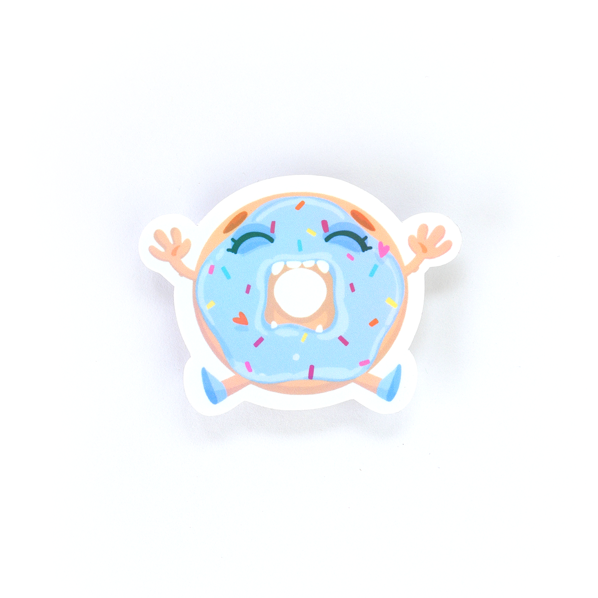 JULIESBUDDIES Autocollant individuel Beignet Donut