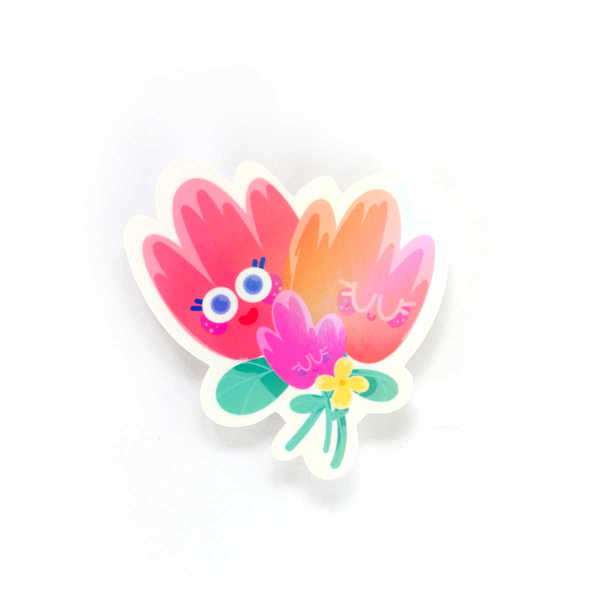 JULIESBUDDIES Autocollant individuel Fleurs câlines