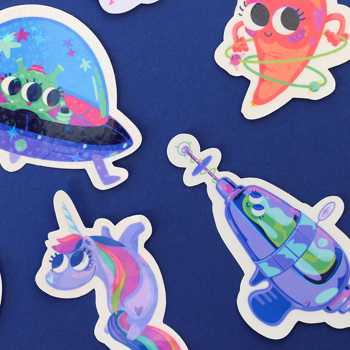 JULIESBUDDIES Alien Lasergun Individual Sticker