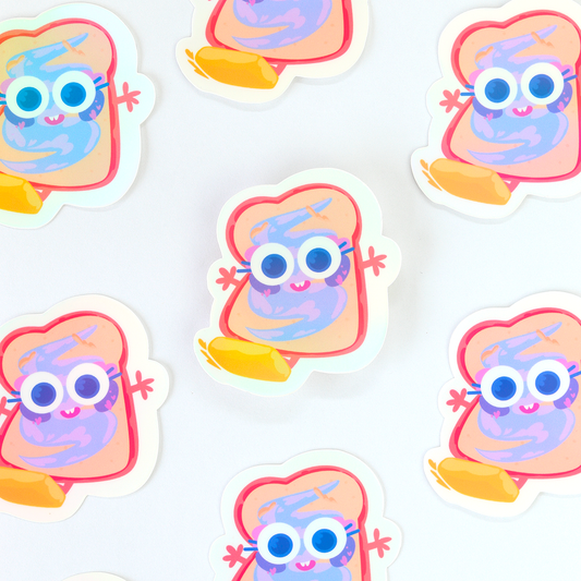 JULIESBUDDIES Autocollant individuel Tartine Surfeuse