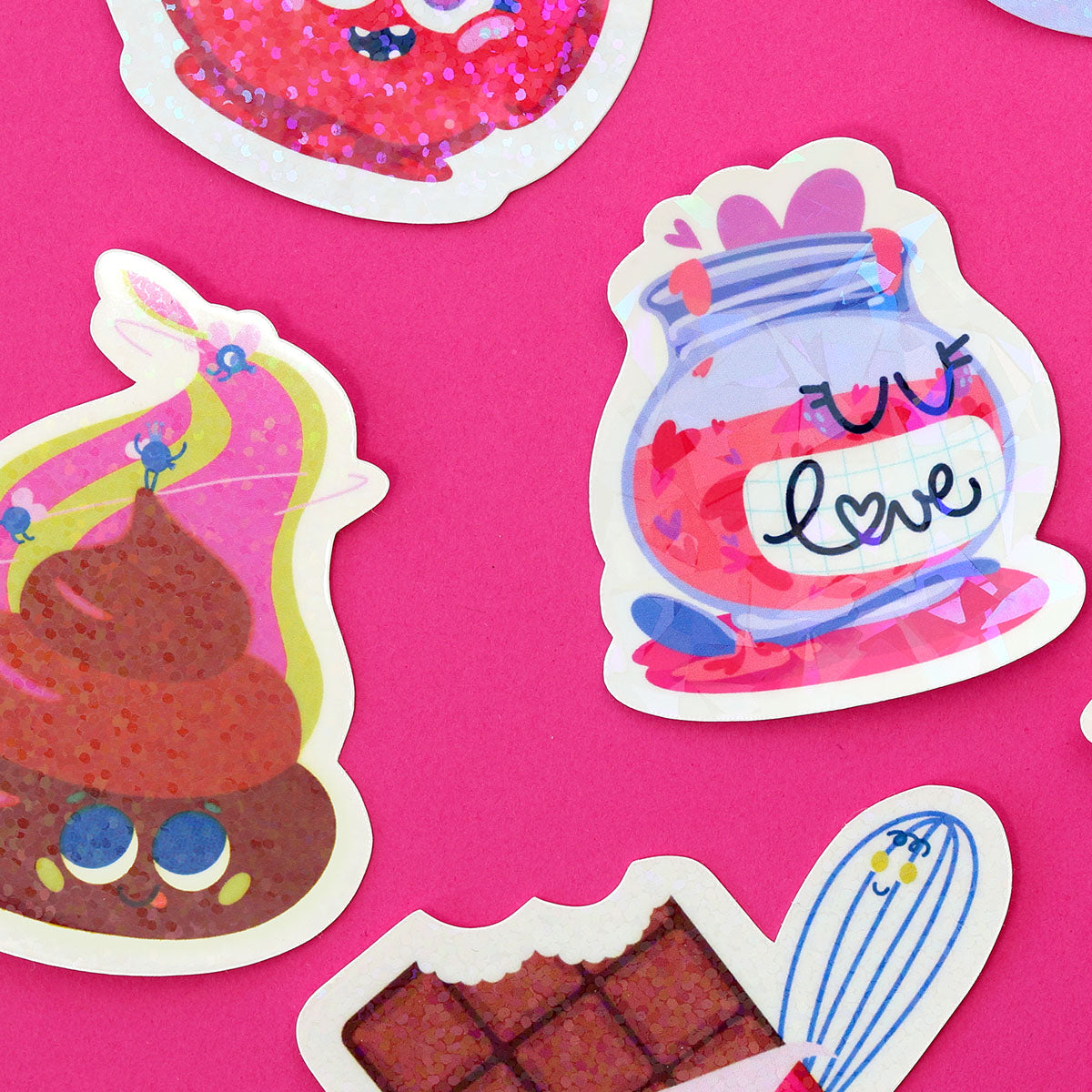 JULIESBUDDIES Happy Poop Individual Sticker