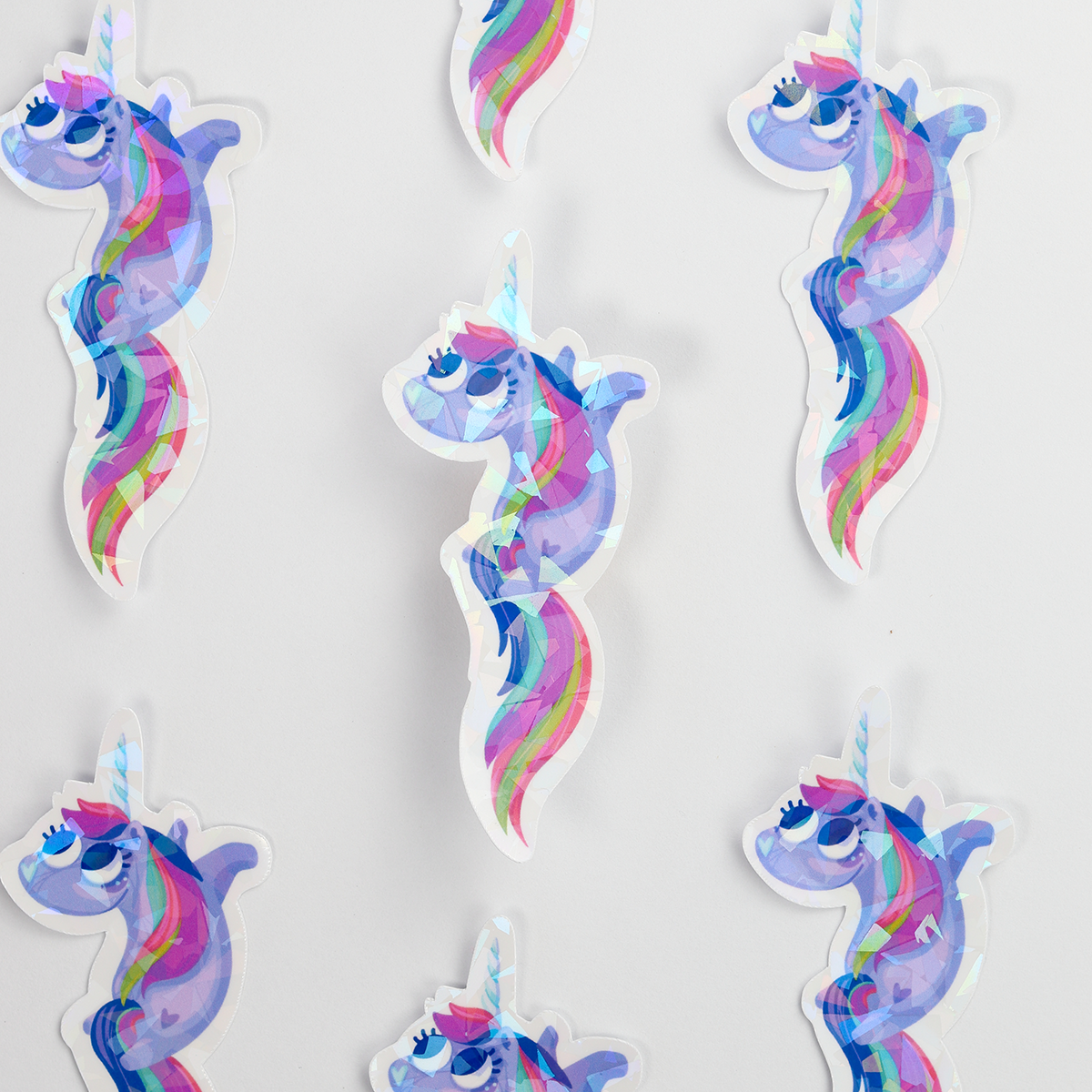 JULIESBUDDIES Rainbow Unicorn Individual Sticker