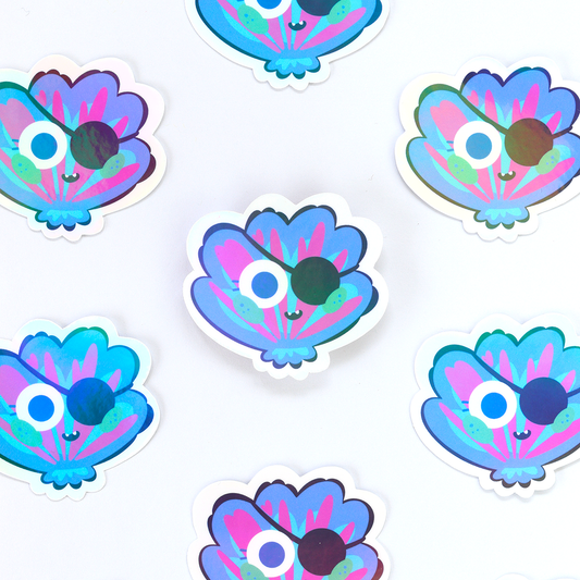 JULIESBUDDIES Autocollant individuel Coquillage pirate