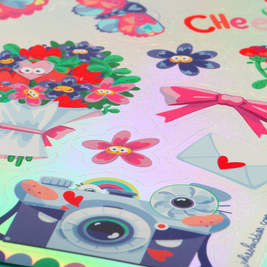 JULIESBUDDIES "Romantic Celebration" Sticker Sheet