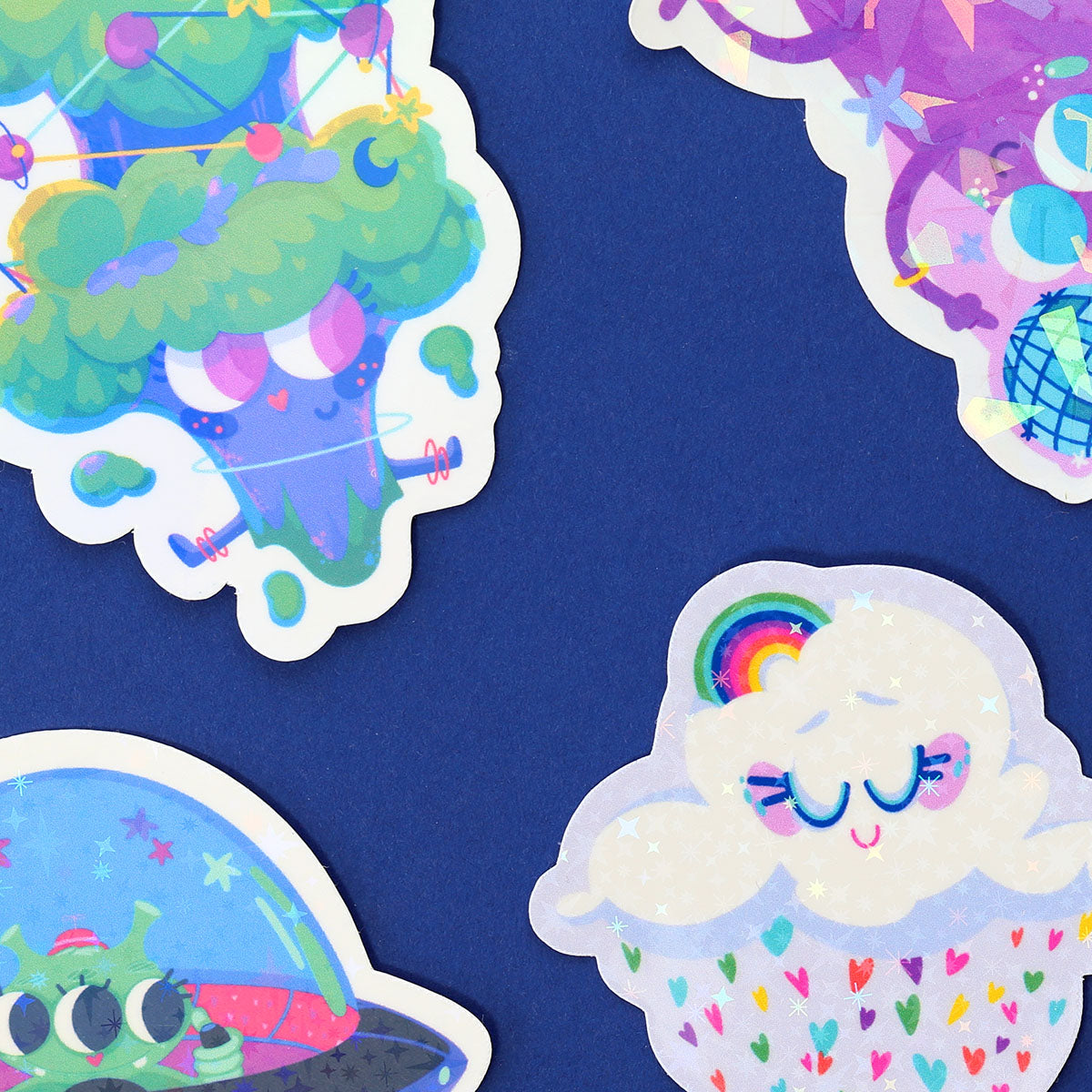 JULIESBUDDIES Cosmic Broccoli Individual Sticker