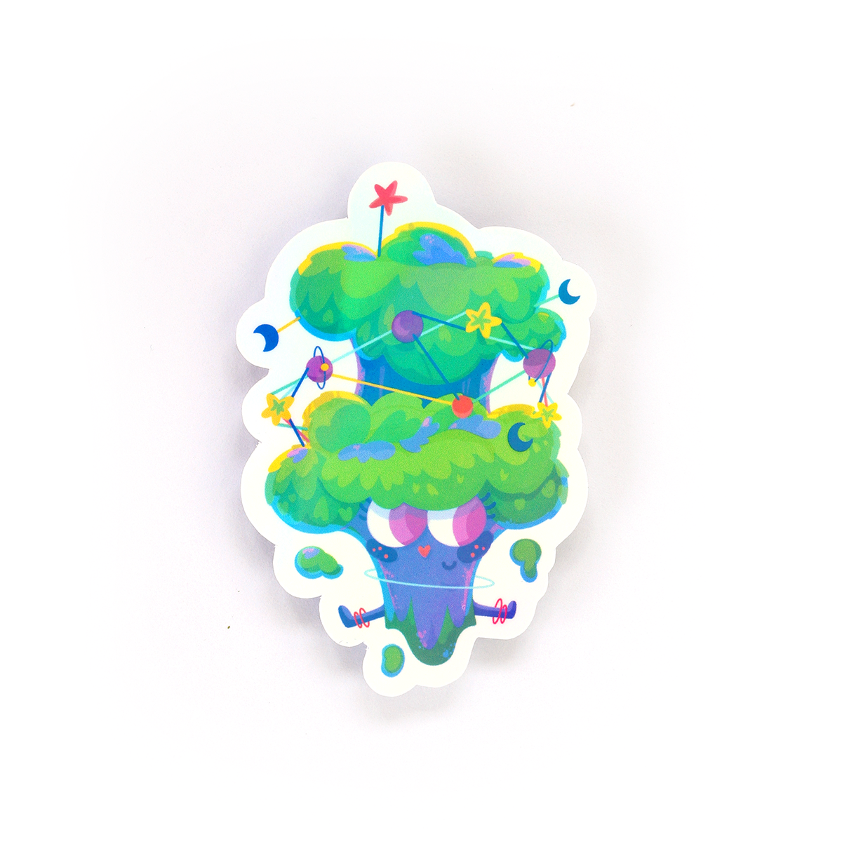 JULIESBUDDIES Cosmic Broccoli Individual Sticker