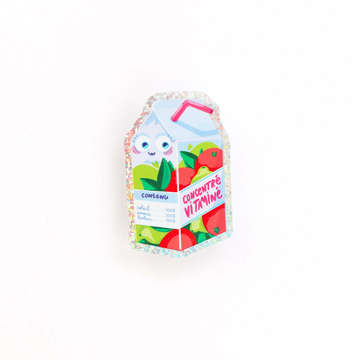 JULIESBUDDIES Vitamined Juice Glitter Sticker