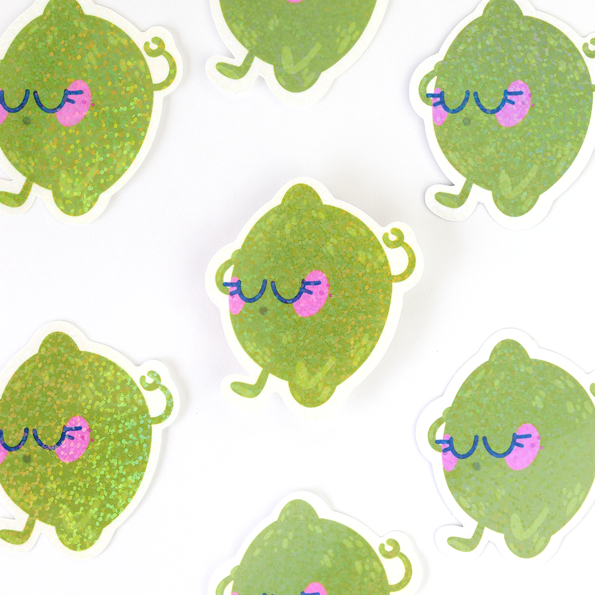 JULIESBUDDIES Autocollant individuel Citron vert Zen