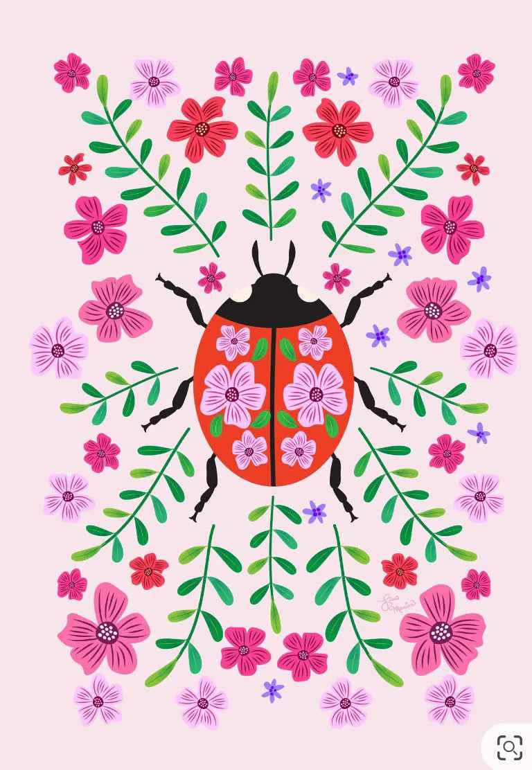 Coccinelle fleurie - 7 & 10 April