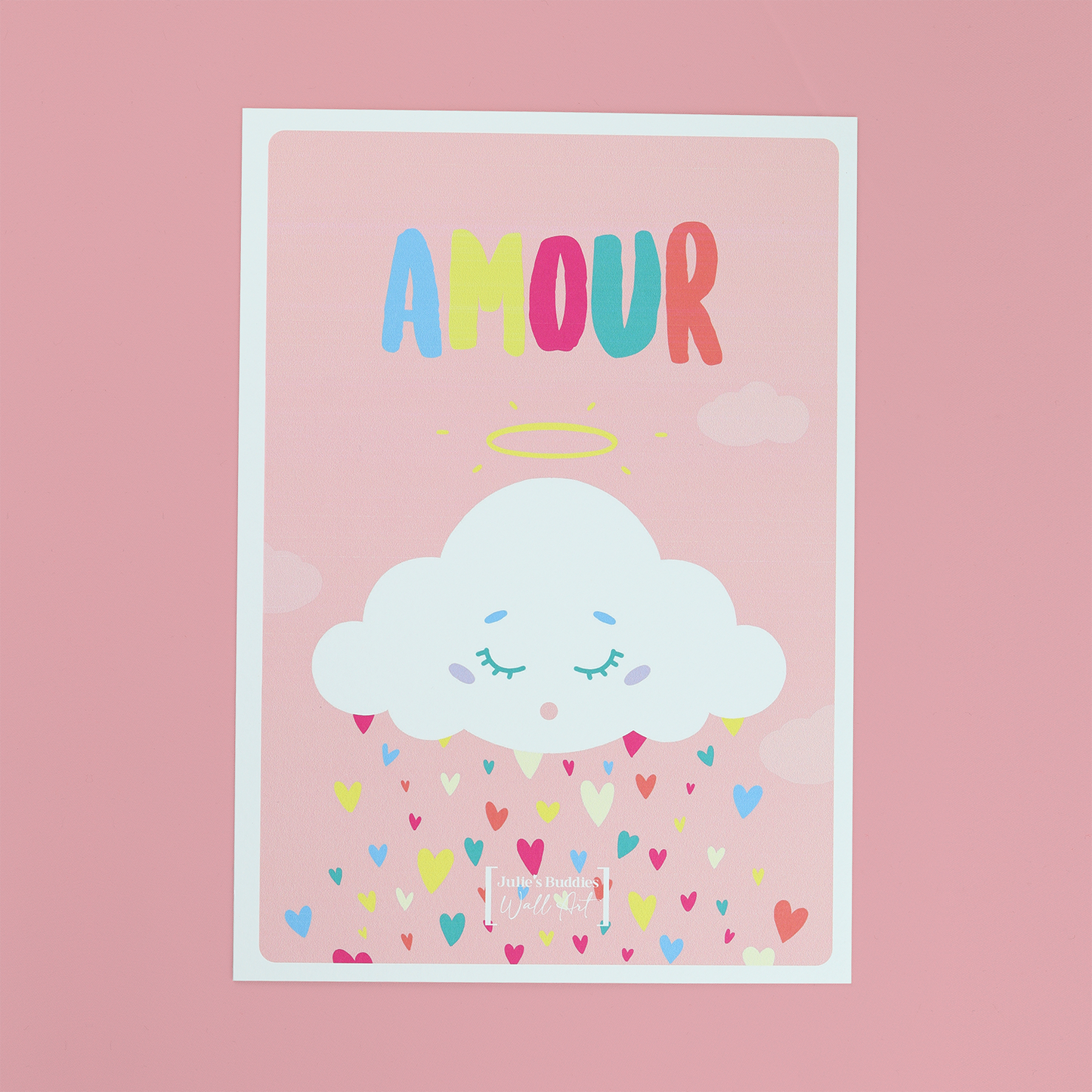 Carte postale de voeux "amour"