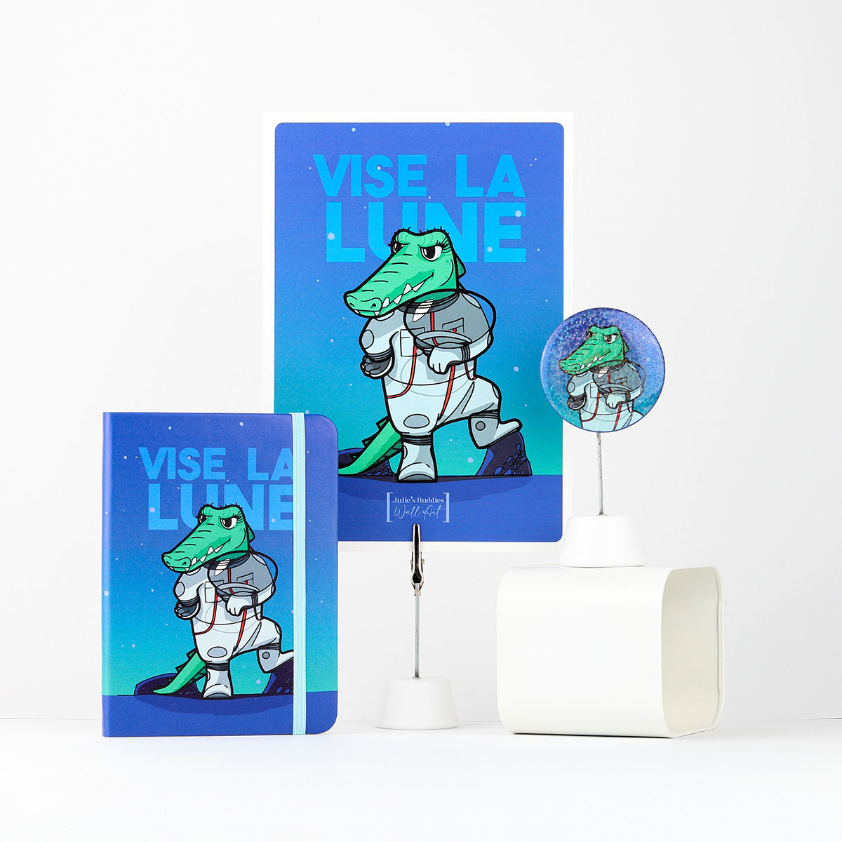 Pack Animal JULIESBUDDIES - Crocodile de l'espace