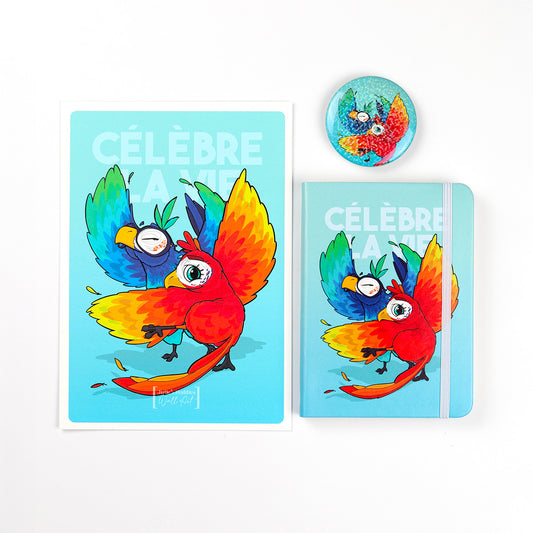 Pack Animal JULIESBUDDIES - Perroquets Colorés