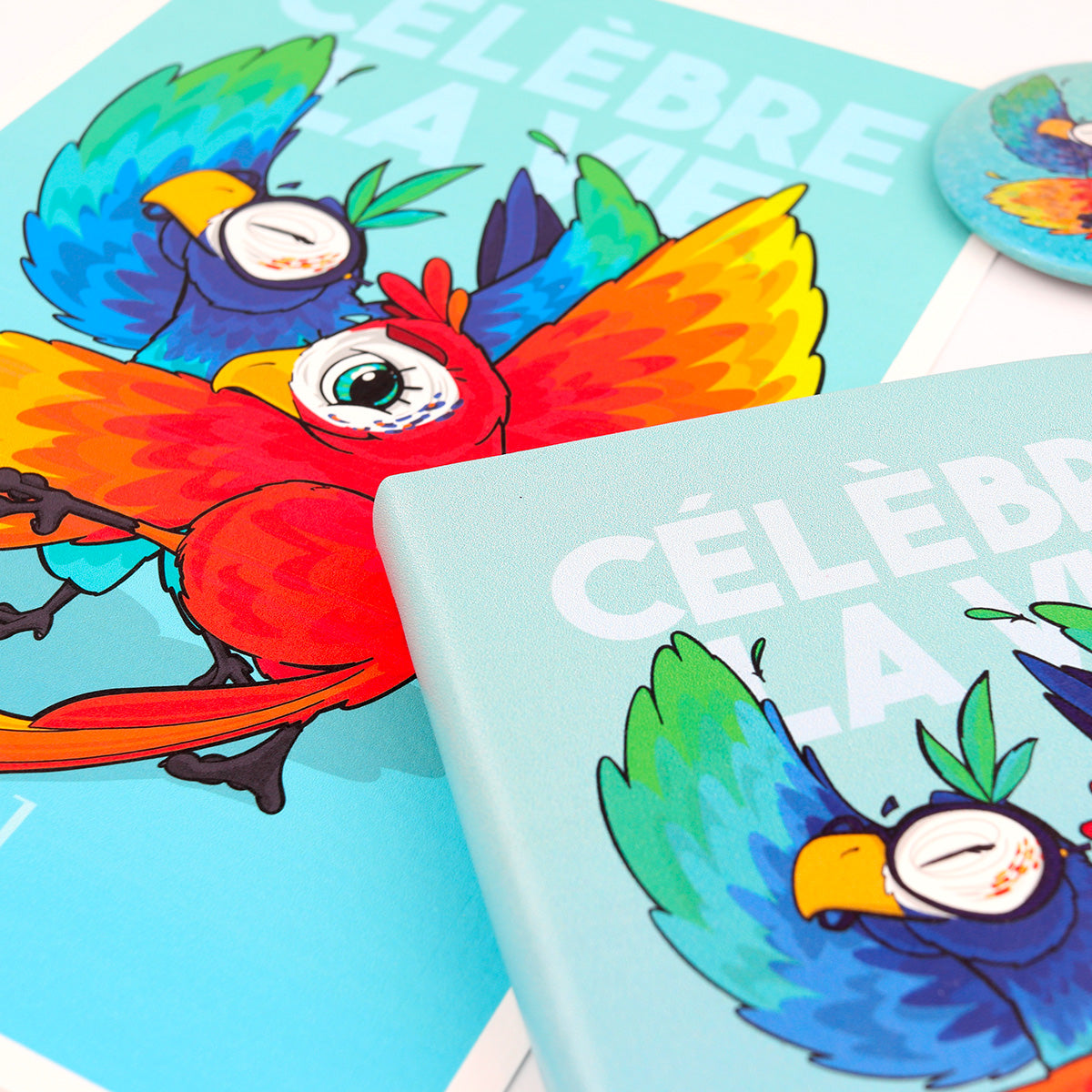 Pack Animal JULIESBUDDIES - Perroquets Colorés