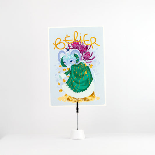 Carte postale JULIESBUDDIES Collection Astro BELIER