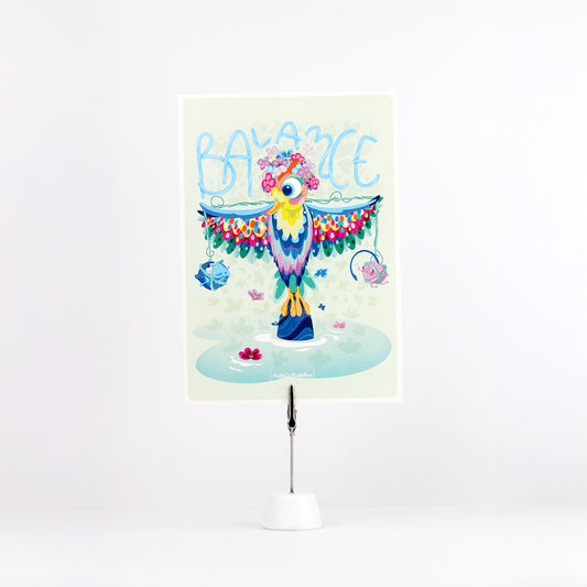 Carte postale JULIESBUDDIES Collection Astro BALANCE