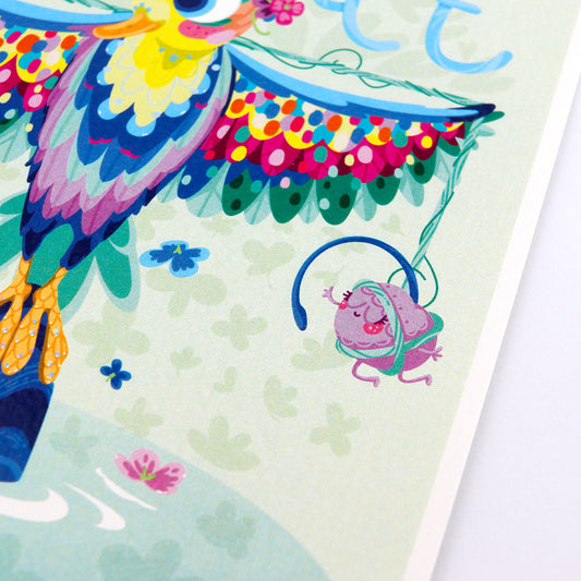 Carte postale JULIESBUDDIES Collection Astro BALANCE