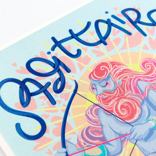 Carte postale JULIESBUDDIES Collection Astro SAGITTAIRE