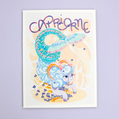 Affiche JULIESBUDDIES Collection Astro CAPRICORNE