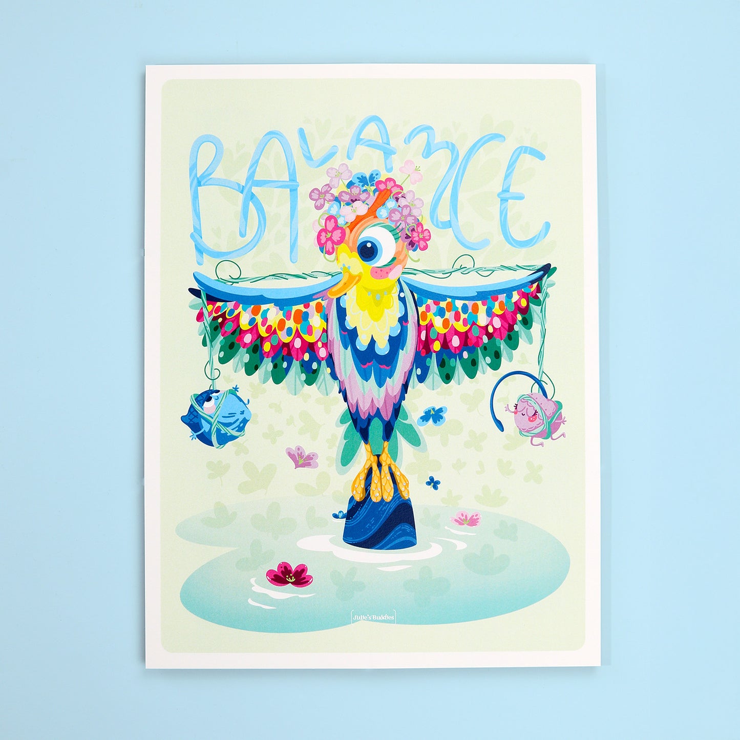 Affiche JULIESBUDDIES Collection Astro BALANCE