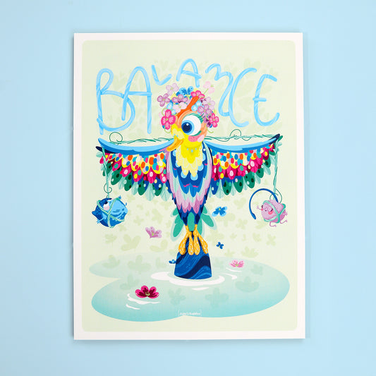 Affiche JULIESBUDDIES Collection Astro BALANCE