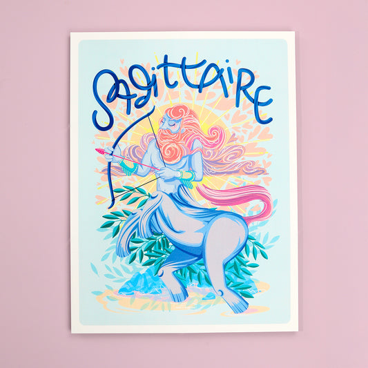 Affiche JULIESBUDDIES Collection Astro SAGITTAIRE