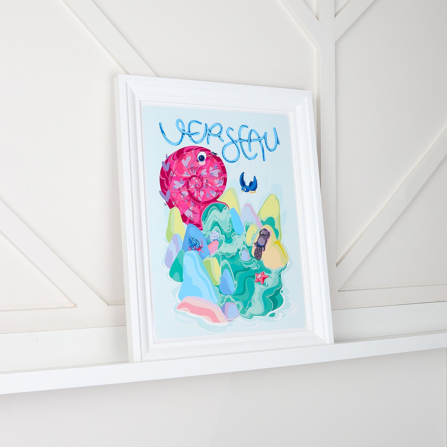 Affiche JULIESBUDDIES Collection Astro VERSEAU