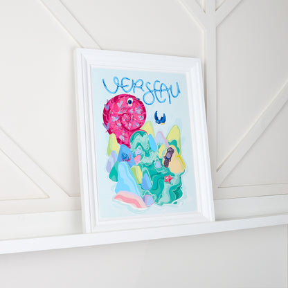 Affiche JULIESBUDDIES Collection Astro VERSEAU