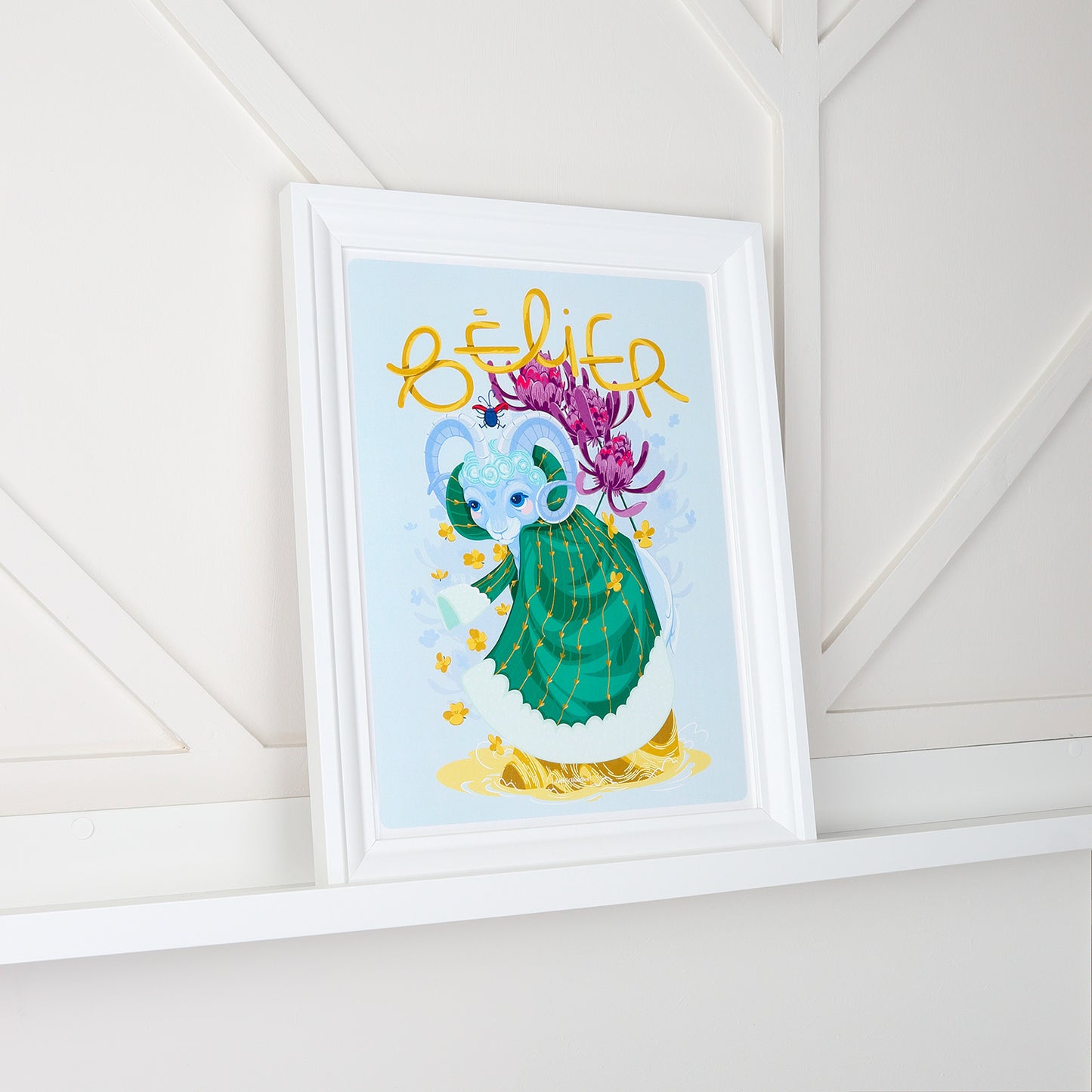 Affiche JULIESBUDDIES Collection Astro BELIER