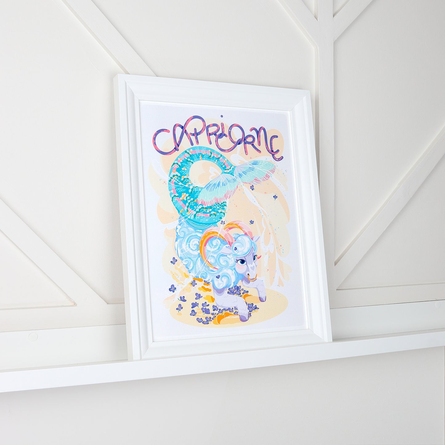 Affiche JULIESBUDDIES Collection Astro CAPRICORNE