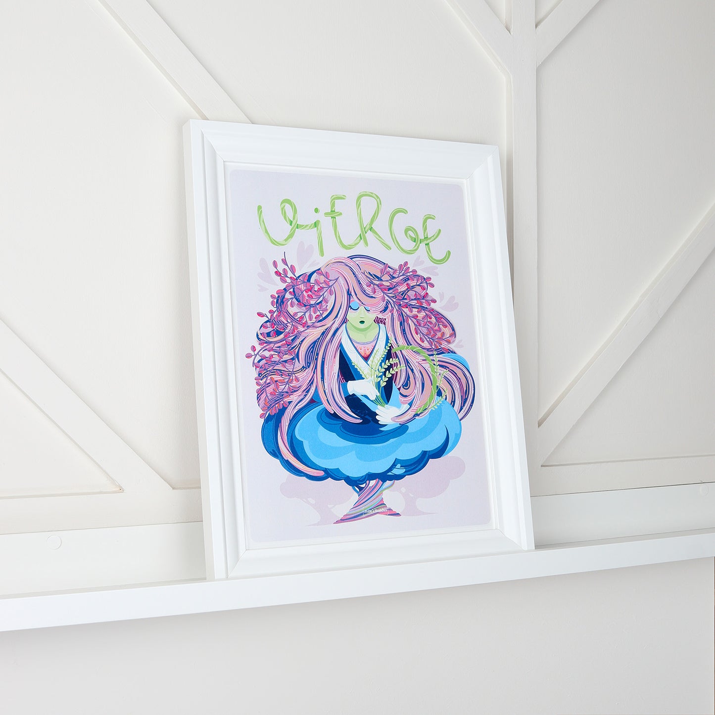 Affiche JULIESBUDDIES Collection Astro VIERGE