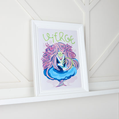 Affiche JULIESBUDDIES Collection Astro VIERGE