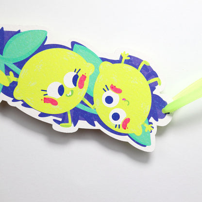 JULIESBUDDIES Stacked Citrus Bookmark