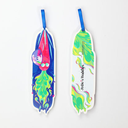 JULIESBUDDIES Bunny Rocket Bookmark