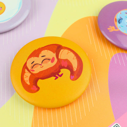  Pack petit-déjeuner JULIESBUDDIES - Lot de 4 badges