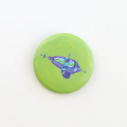 JULIESBUDDIES Button Pin Badge "Laser gun"