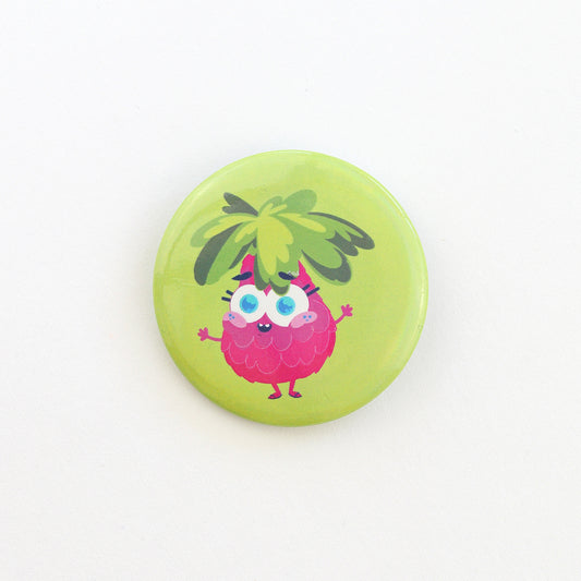 JULIESBUDDIES Button Pin Badge "Pink Pineapple"