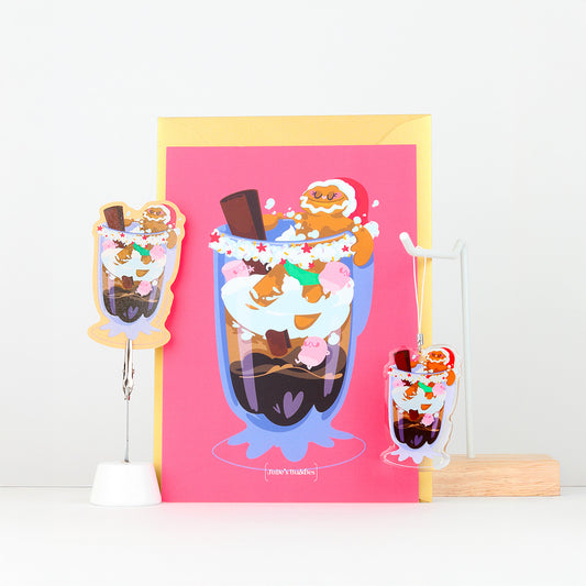 JULIESBUDDIES Christmas Gift Pack - Gingerbread Man's Sweet Dip