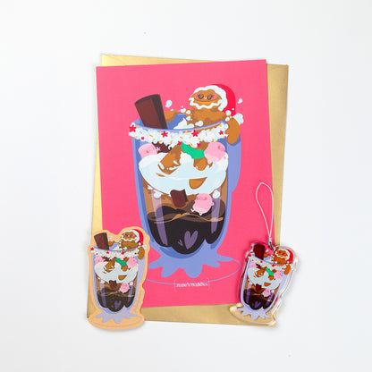 JULIESBUDDIES Christmas Gift Pack - Gingerbread Man's Sweet Dip