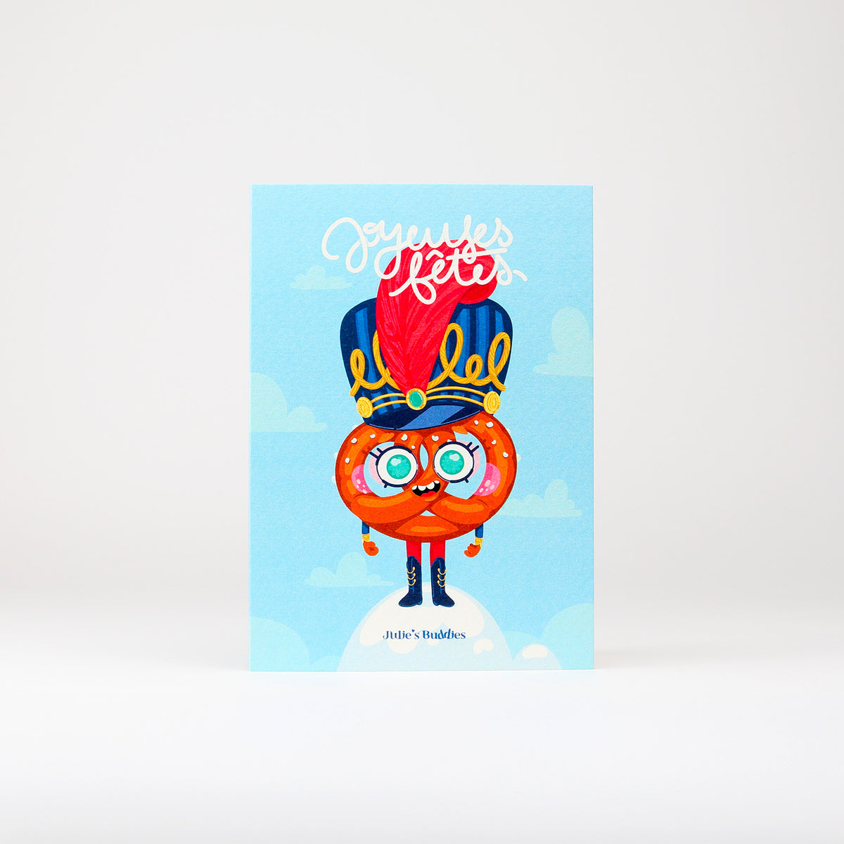 Carte de Voeux JULIESBUDDIES - Bretzel casse-noisette