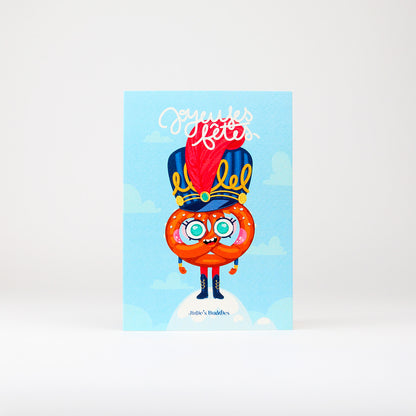 Carte de Voeux JULIESBUDDIES - Bretzel casse-noisette