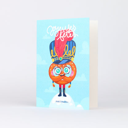 Carte de Voeux JULIESBUDDIES - Bretzel casse-noisette