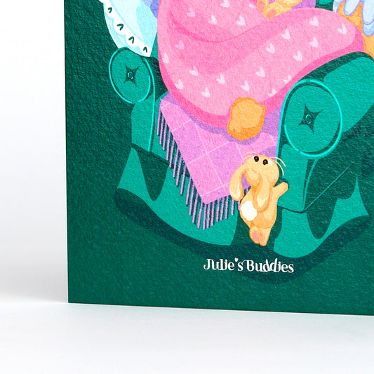 Carte de Voeux JULIESBUDDIES - Lapins