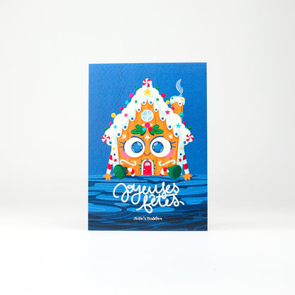 Carte de Voeux JULIESBUDDIES - Maison de pain d'épices
