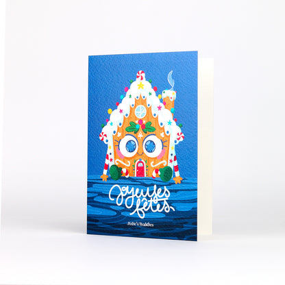Carte de Voeux JULIESBUDDIES - Maison de pain d'épices