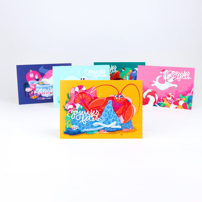 JULIESBUDDIES Greeting Card - Lobster